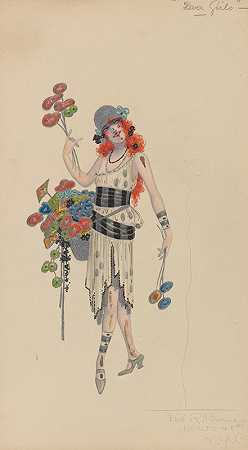 花童`Flower Girls (1912 ~ 1924) by Will R. Barnes
