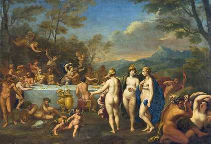 众神的聚会`A Gathering of Gods (1657 – 1705) by Johan Van Haensbergen