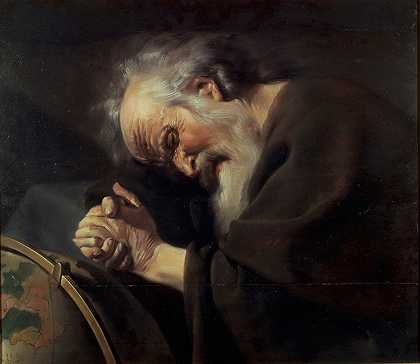 赫拉克利特`Heraclitus by Johannes Paulus Moreelse