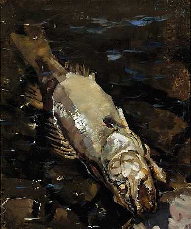 Akseli Gallen Kallela的《腐烂的砂光机》`Decaying Sander (1884) by Akseli Gallen-Kallela