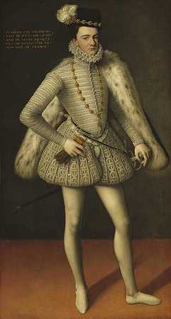 大力神王子-弗朗索瓦，公爵D阿伦松`Prince Hercule~François, Duc dAlençon (1572) by French School