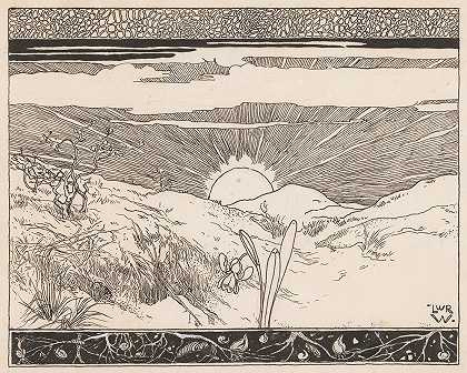 雪铃`Sneeuwklokje (in or before 1893) by Willem Wenckebach