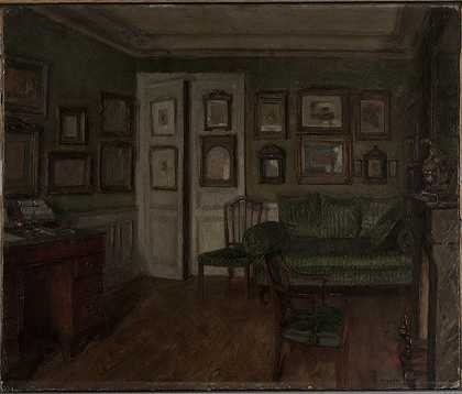沃尔特·盖伊的室内设计`An Interior (1897) by Walter Gay