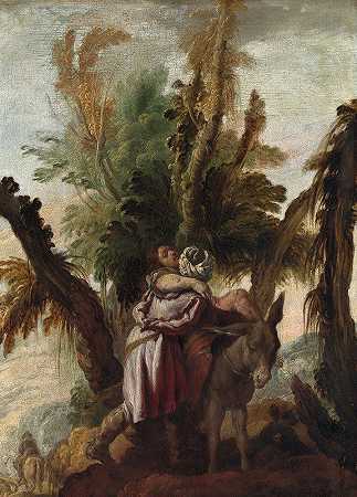 好心人`The Good Samaritan (ca. 1618–22) by Domenico Fetti