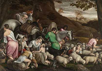 雅各布旅行`Jacobs Journey by Jacopo Bassano
