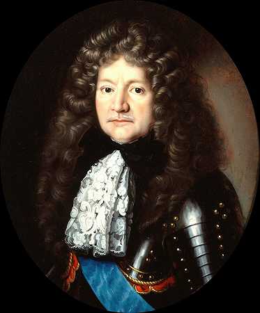 蒙特乌西尔公爵查尔斯·德·圣莫尔肖像（1610-1690）`Portrait de Charles de Sainte~Maure, duc de Montausier (1610~1690) (1650) by Louis Elle I