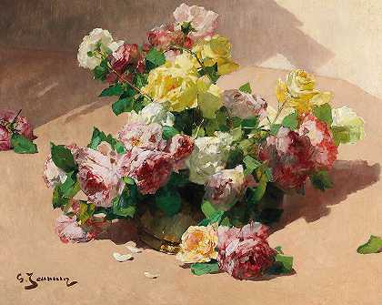乔治·珍妮的玫瑰`Roses by Georges Jeannin