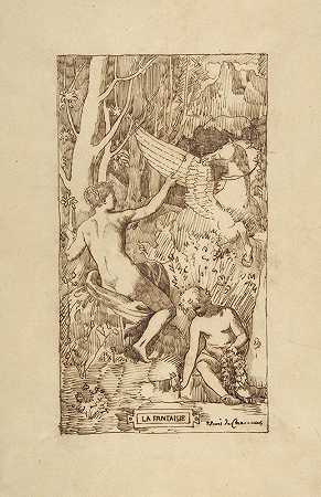 幻想`Fantasy (1824–98) by Pierre Puvis de Chavannes