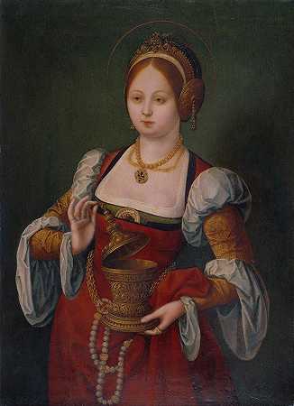 玛丽抹大拉`Mary Magdalene (from 1530 until 1535) by Flemish School