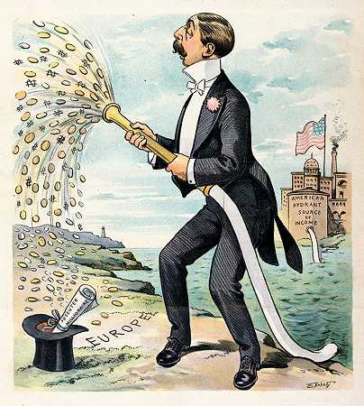 我们的另一项出口-美国财富`Another of our exports; – the American fortune (1901) by Samuel Ehrhart