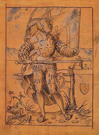 横幅载体`Bannerträger (1512~13) by Niklaus Manuel