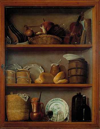 安东尼奥·佩雷斯·德阿吉拉尔`Cupboard (ca.1769) by Antonio Pérez de Aguilar