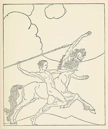 孩子们s荷马pl 13`The Childrens Homer pl 13 (1918) by Padraic Colum