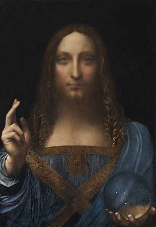 救世主`Salvator Mundi (circa 1500) by Leonardo da Vinci