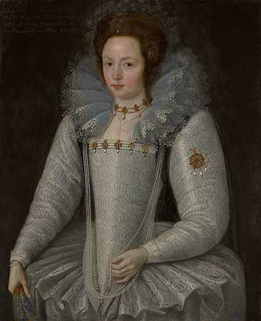 艾伦·莫里斯（1578-1626）`Ellen Maurice (1578–1626) (1597) by Marcus Gheeraerts the Younger