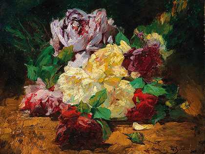 乔治·珍妮的玫瑰II`Roses II by Georges Jeannin