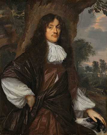 哈姆斯特德之王雅各布·德维特肖像`Portrait of Jacob de Witte, Lord of Haamstede (1660) by Jan Mijtens