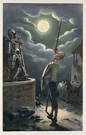《唐吉诃德的胡塞尔》。`The Hoosier Don Quixote. (1905) by Udo Keppler