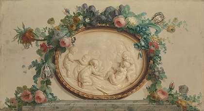 安妮·瓦莱尔·科斯特的《冬天》`Winter (18th century) by Anne Vallayer-Coster