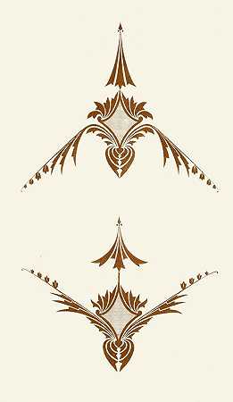 装饰设计艺术pl21`The Art of Decorative Design pl21 (1862) by Christopher Dresser