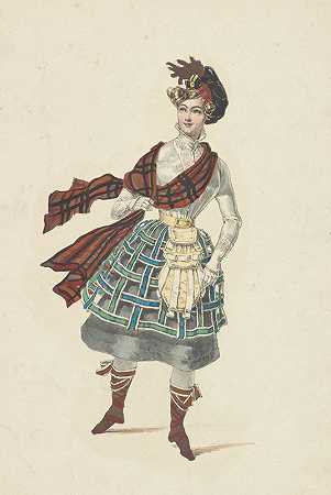 服装印花`Costume prints (1820 ~ 1830) by Paul Gavarni