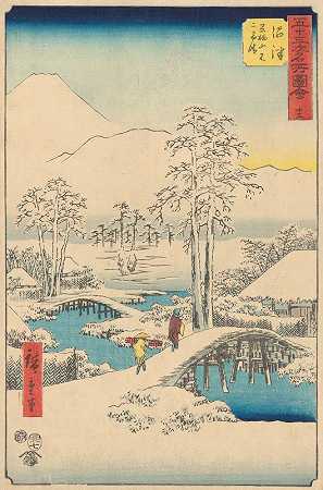 努马祖`Numazu (1855) by Andō Hiroshige