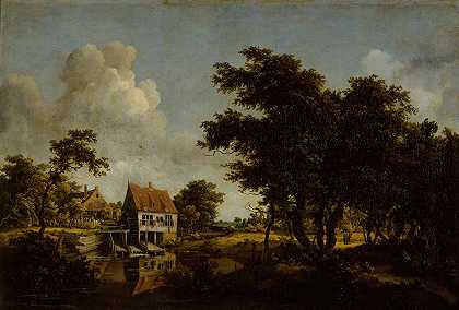 莫林斯`Les Moulins (1664 ~ 1668) by Meindert Hobbema
