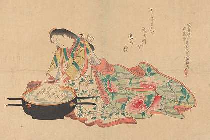 信`The Letter (18th century) by Okumura Masanobu