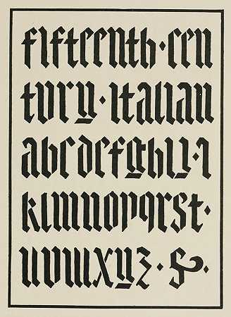 意大利镶嵌黑字`Italian Inlaid Blackletters (1902) by Frank Chouteau Brown