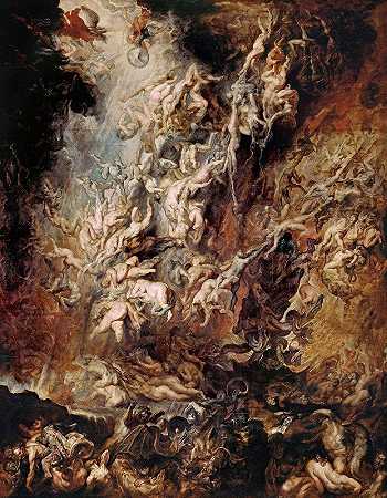 该死的堕落`Fall of the Damned (first half of 17th century) by Peter Paul Rubens