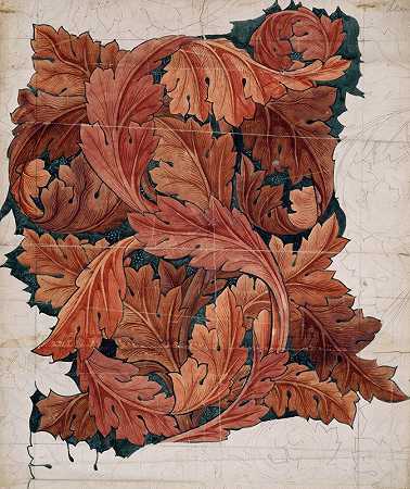 刺五加`Acanthus (1879~1881) by William Morris