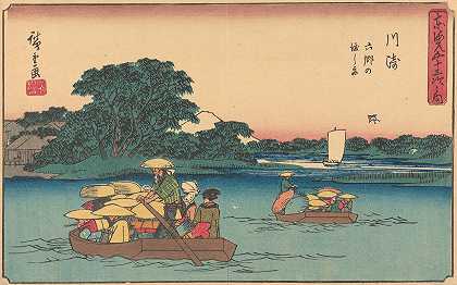 川崎`Kawasaki (ca. 1841–1842) by Andō Hiroshige