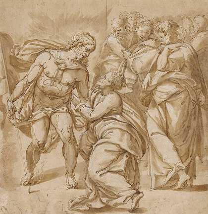 托马斯的怀疑`The Incredulity of Thomas (1565–1585) by Pellegrino Tibaldi