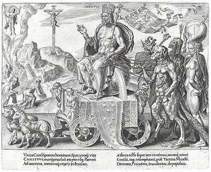基督的胜利`The Triumph of Christ (1559) by Dirck Volckertz Coornhert