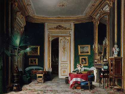 休息室L查尔斯·吉拉德在克利希街温德尔`Salon de lhôtel Wendel, rue de Clichy (1870) by Charles Giraud