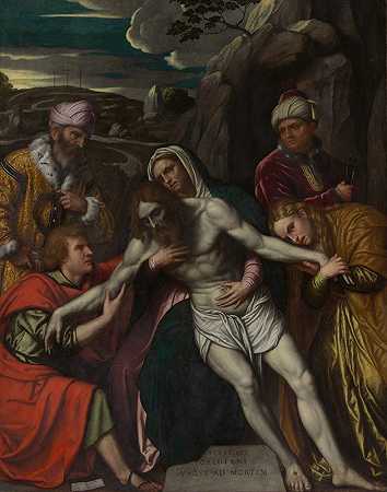 埋葬`The Entombment (1554) by Moretto Da Brescia
