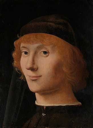一个年轻人的肖像`Portrait of a Young Man (ca. 1470) by Antonello da Messina