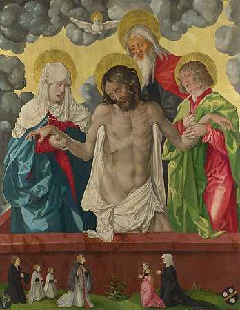 三位一体与神秘派`The Trinity and Mystic Pietà (1512) by Hans Baldung