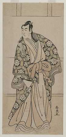 一川蒙诺苏克二世是勋爵`Ichikawa Monnosuke II as a Lord (1780s) by Katsukawa Shunsen