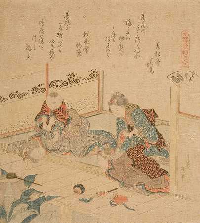 鲍鱼`Abalone (1821) by Katsushika Hokusai