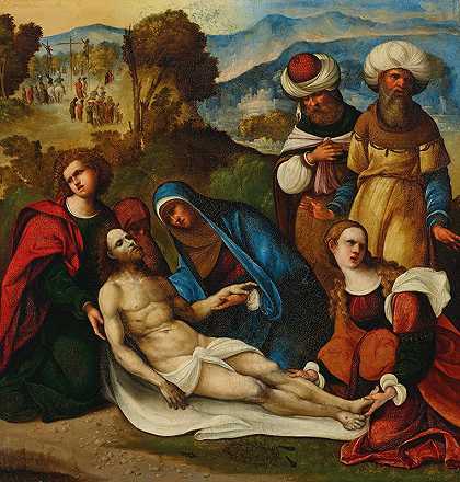 哀歌`The Lamentation (1526) by Ludovico Mazzolino