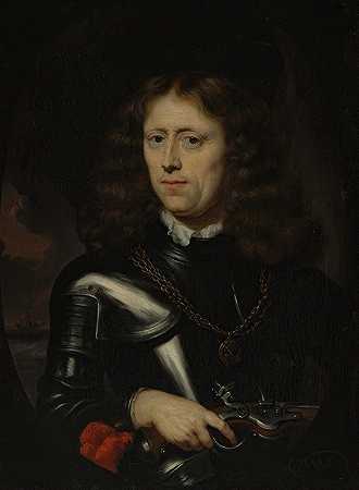 海军上将雅各布·宾克斯（生于1640年左右，死于1677年）`Admiral Jacob Binkes (born about 1640, died 1677) by Nicolaes Maes