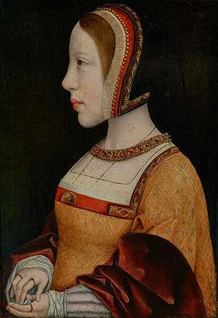 奥地利伊莎贝拉肖像（1501-1526）`Portrait of Isabella of Austria (1501–1526) (1515)