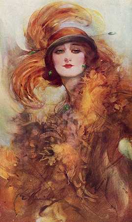 绿眼睛的诱惑`The lure of the green eyes (1914) by William Barribal