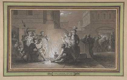 圣彼得的否认`The Denial of Saint Peter (1790) by Louis Lafitte