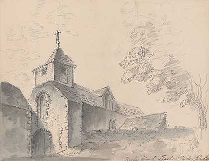 圣玛丽圣母教堂，英国伯克希尔郡赫尔利`Church of St. Mary the Virgin, Hurley, Berkshire, England (1792) by James Moore