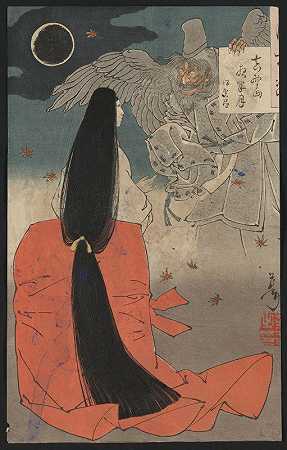 Manosan Yowa no Tsuki`Manosan yowa no tsuki (1880) by Tsukioka Yoshitoshi