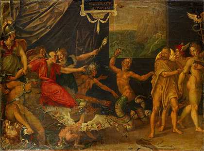 阿佩列斯的诽谤`The Calumny Of Apelles (1600–1610) by Hans Bock the Elder