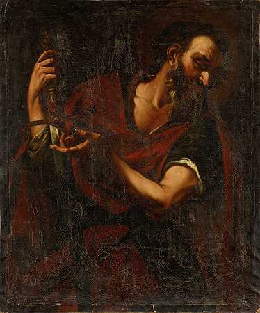 圣保罗，半位数`Saint Paul, half figure by Johann Carl Loth