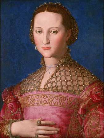 托莱多的埃莱诺拉`Eleonora Of Toledo (1543) by Agnolo Bronzino